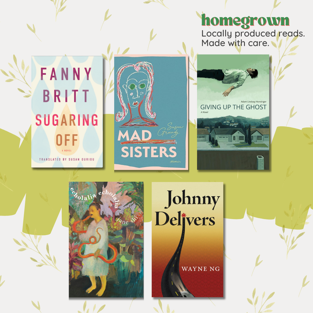 Homegrown 2.0: Even More Locally Produced Reads (October 3)