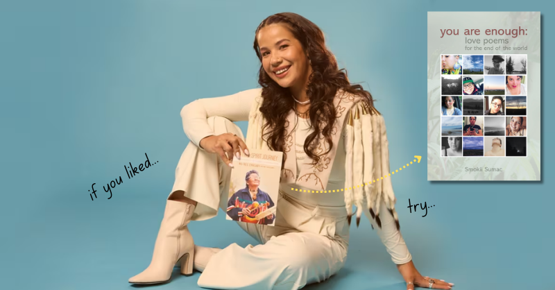 If you liked A Two-Spirit Journey by Ma-Nee Chacaby, try you are enough: love poems for the end of the world.