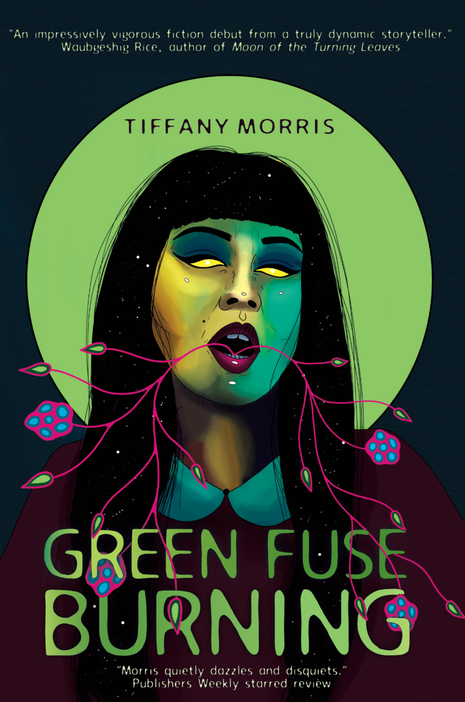 The cover of Green Fuse Burning by Tiffany Morris.