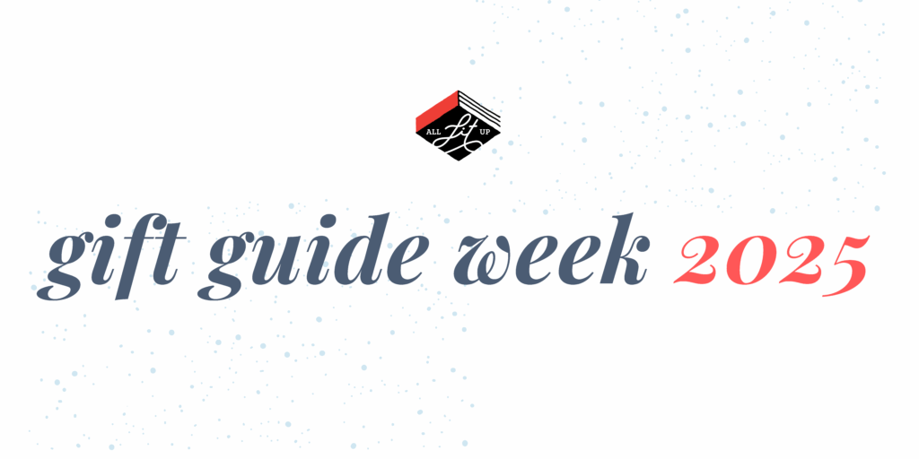 A graphic labelled "gift guide week 2025"