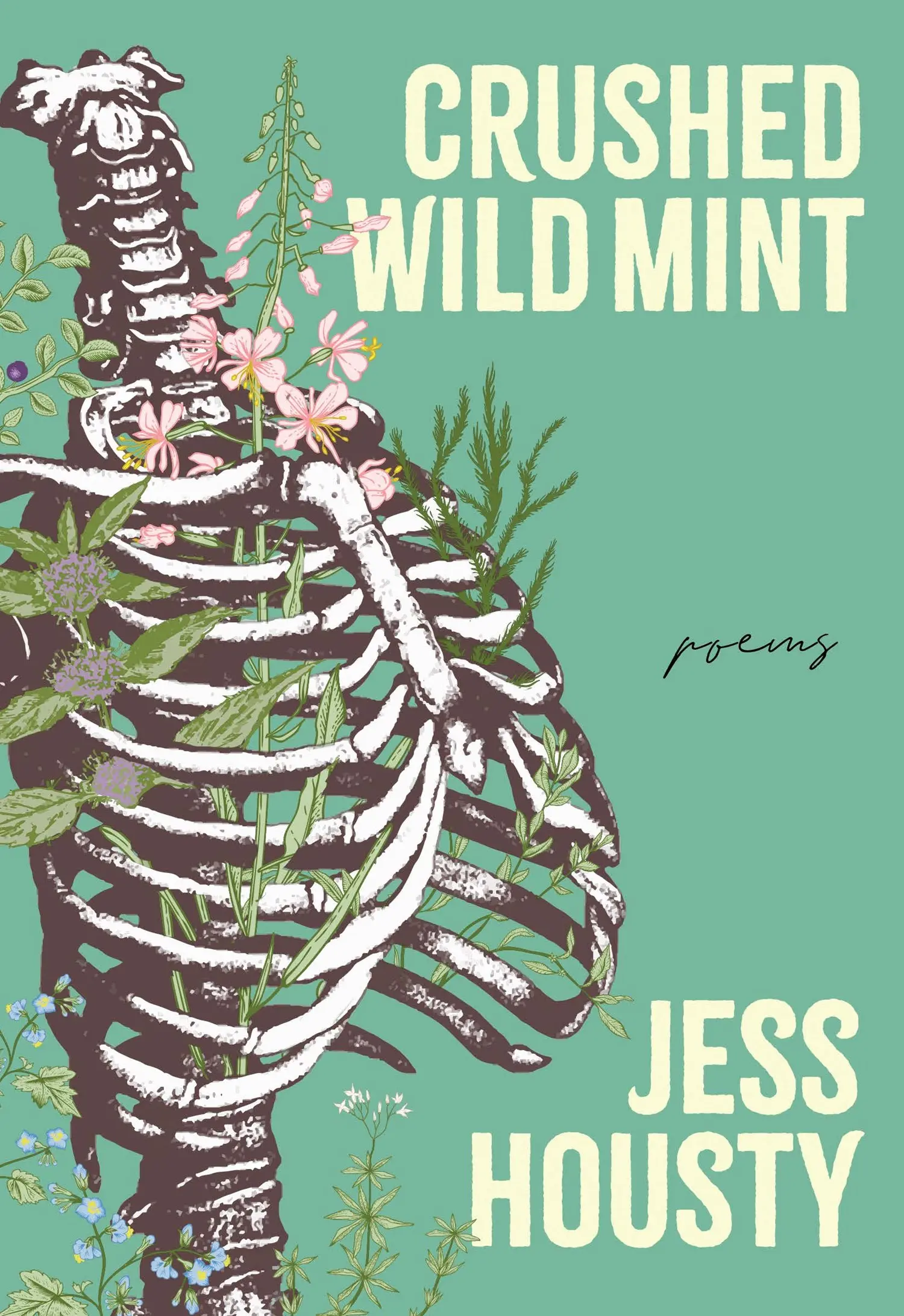 The cover of Crushed Wild Mint by Jess Housty.