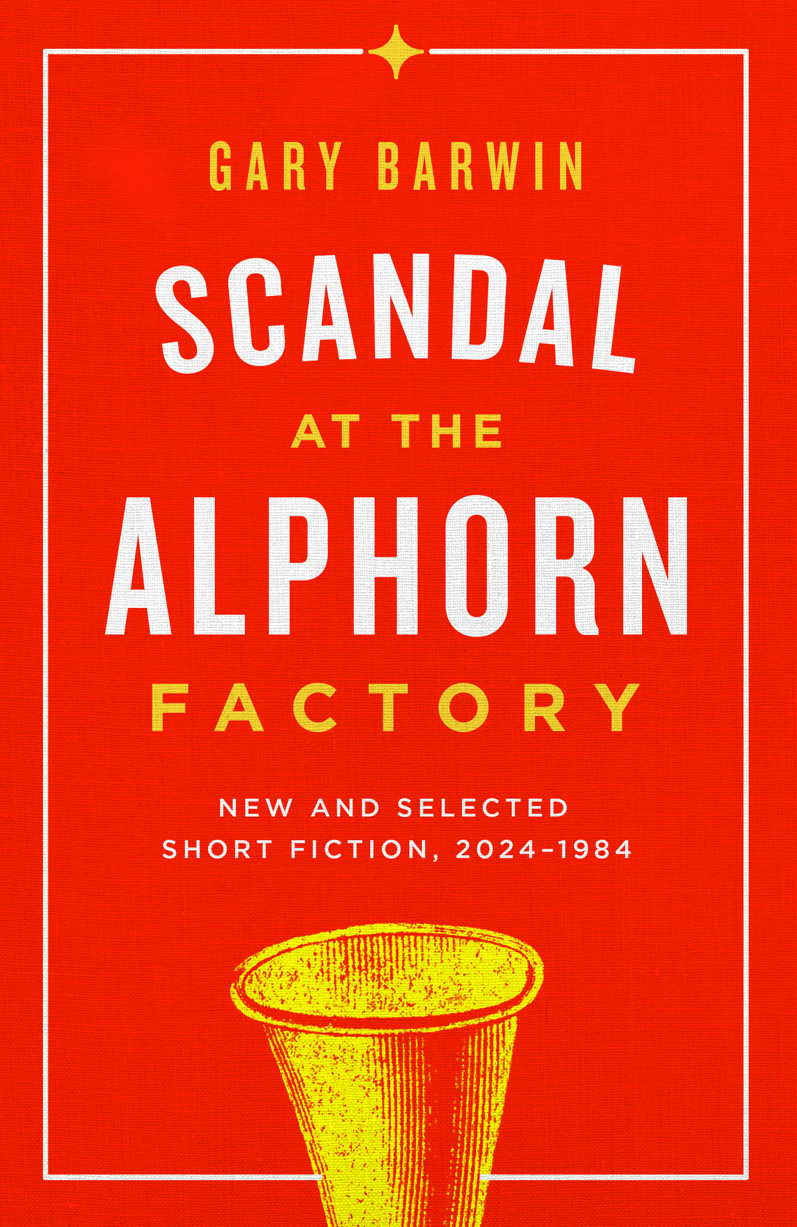 The cover of Scandal at the Alphorn Factory by Gary Barwin.