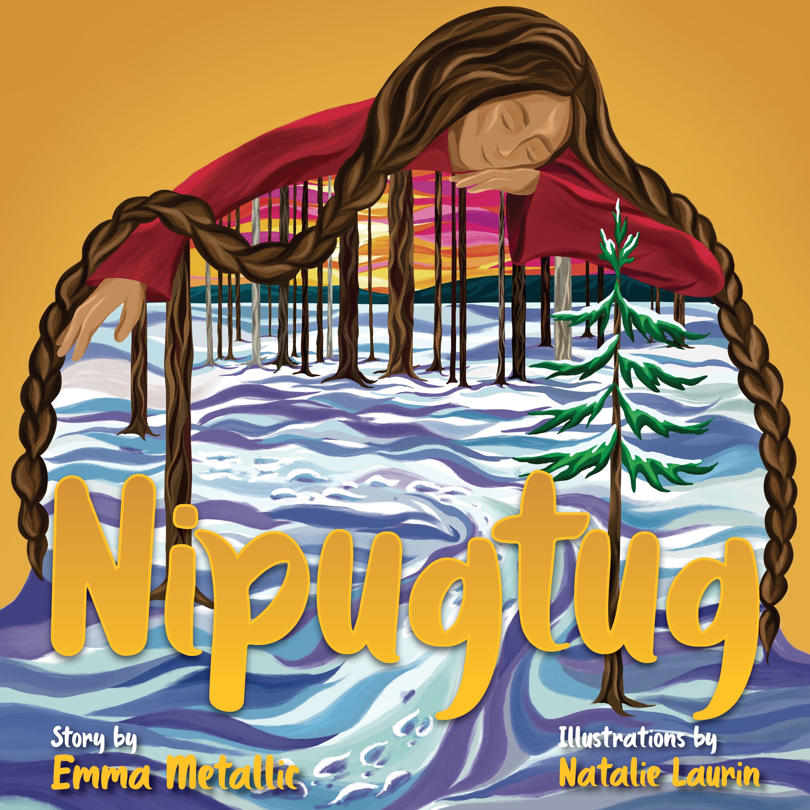 The cover of Nipugtug by Emma Metallic, illustrated by Natalie Laurin